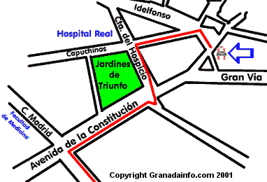 Hotel Triunfo map 3